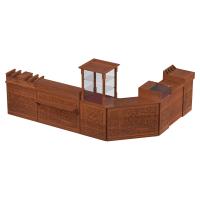 Свечная лавка "Суздальская". Компоновка №5, цвет "ноче экко", "кипарис"