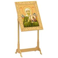 Киот напольный &quot;Суздальский&quot;, цвет &quot;золото&quot;, колонны