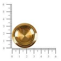 Мощевик врезной круглый латунный, Ø 35/30 мм