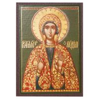 Икона мученицы Лидии Иллирийской, МДФ, 6х9 см