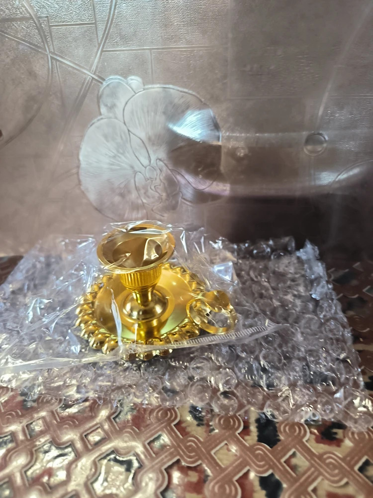 Подсвечник настольный, цинковый сплав, 7х4 см