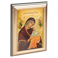 Икона Божией Матери "Страстная" в пластиковой рамке, 13х1,5х18 см