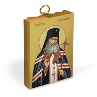 Икона святителя Луки Крымского на деревянной основе, на холсте с золочением