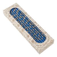 Свечи золоченые &quot;Лоза&quot;, синие, 25 шт.