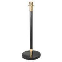 Столбик ограждения металлический, 32х91 см, черный с золотом, У 55-0317