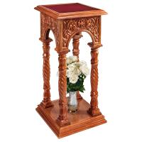 Подставка церковная "Тверская", цвет "кипарис", 50х50х100 см