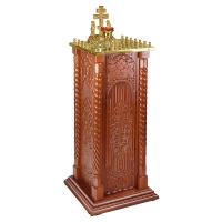 Панихидный стол на 36-50 свечей "Суздальский", цвет "кипарис", тумба