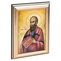 Икона апостола Павла в пластиковой рамке, 13х1,5х18 см