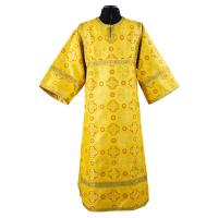 Стихарь алтарника, шелк &quot;Горненский&quot;, желтый с золотом