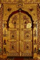 Царские врата иконостаса храма прп.Симеона Столпника, г. Москва.