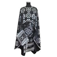 Греческое иерейское облачение черное, парча