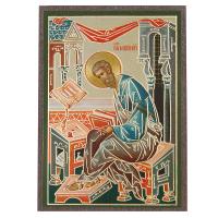 Икона апостола и евангелиста Матфея, МДФ, 6х9 см