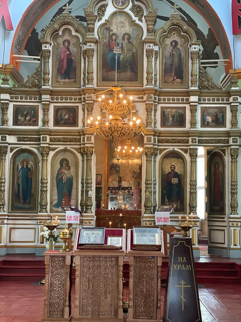 Подставка церковная "Ивановская", цвет "кипарис", 40х40х90 см