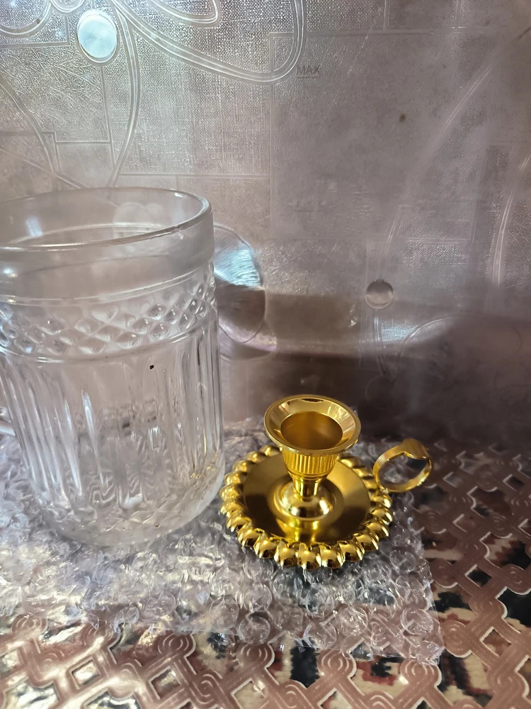 Подсвечник настольный, цинковый сплав, 7х4 см