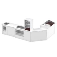 Свечная лавка "Самарская". Компоновка №1 белая