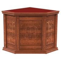 Жертвенник "Ярославский", цвет "кипарис", угловой