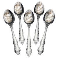 Ложка сувенирная с мужским именем в ассортименте, нержавеющая сталь, длина 14,5 см