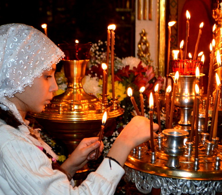 Молитва при горении свечи