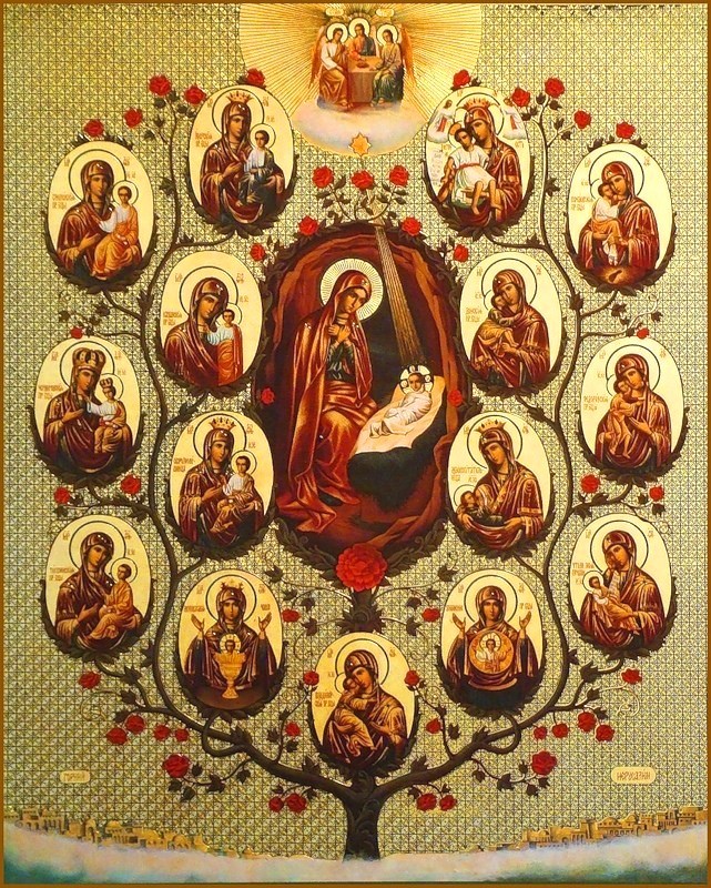 Икона Божией Матери "Древо Пресвятой Богородицы"