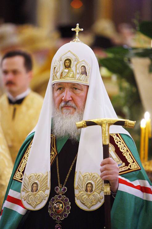 Святейший Патриарх Кирилл в куколе
