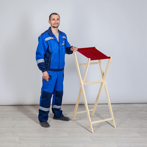 Аналой раскладной "Новгородский", цвет "натуральное дерево", с пропиткой льняным маслом, красная ткань, 44х60х120 см фото 8 Аналой раскладной "Новгородский", цвет "натуральное дерево", с пропиткой льняным маслом, красная ткань, 44х60х120 см фото 8