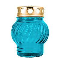 Лампада неугасимая (фонарик) со сменным блоком голубая