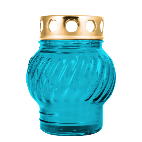Лампада неугасимая (фонарик) со сменным блоком голубая
