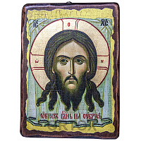 Икона Спасителя "Нерукотворный образ", под старину №1