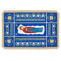 Плащаница Успение Божией Матери, бархат, 125х80 см