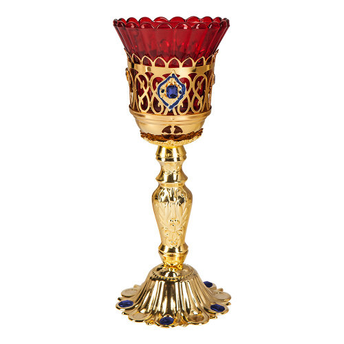 Лампада настольная, цинковый сплав, 9х20 см фото 2