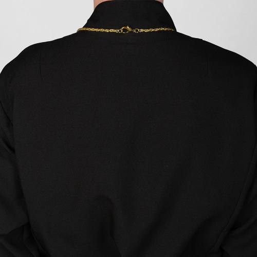 Крест наперсный с цепью, цинковый сплав, камни, 9х18,5 см фото 5