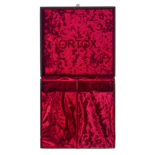 Футляр двойной для наперсного креста и панагии, искусственная кожа, 23х22х5 см, темно-коричневый фото 4