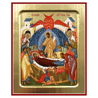 Икона Успения Пресвятой Богородицы, на дереве, золочение (поталь), 12,5х16 см
