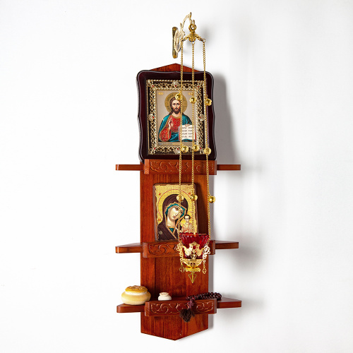 Лампада подвесная, цинковый сплав, 10х12 см фото 4