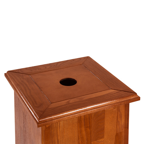 Подставка под хоругвь, крест, икону "Суздальская", цвет "кипарис" с золотом (поталь) фото 4