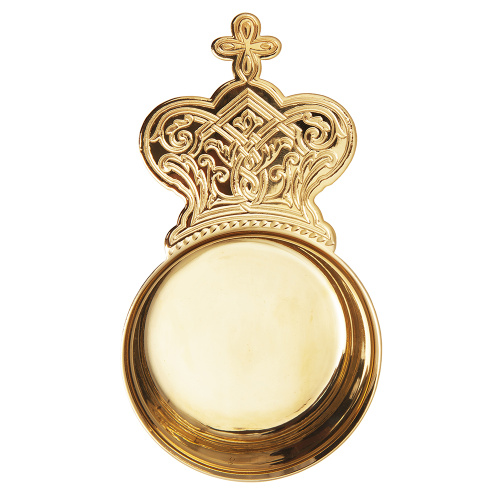 Евхаристический набор из 7 предметов из ювелирного сплава, позолота фото 7