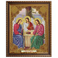 Алмазная мозаика "Икона Пресвятой Троицы", 22х28 см