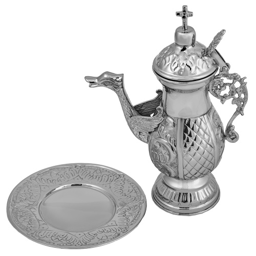 Чайник для теплоты, латунь, никелирование, высота 22,5 см фото 7 Чайник для теплоты, латунь, никелирование, высота 22,5 см фото 7