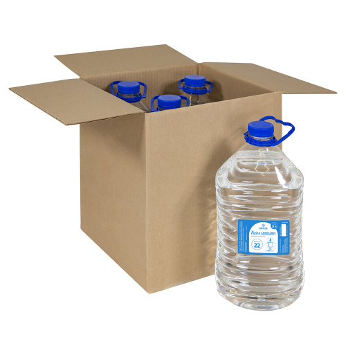 Масло лампадное вазелиновое "ORTOX", 5 л (вязкость 22), упаковка 4 шт. фото 2