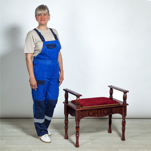 Седалище "Коломенское" темное, 70х40х64 см фото 6