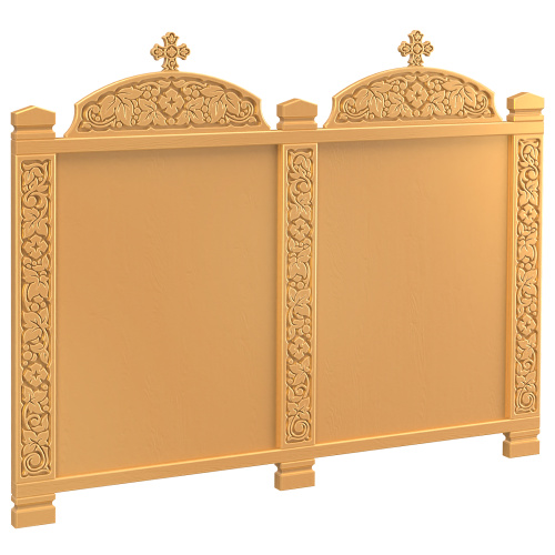 Киот настенный "Суздальский", цвет "золото", два модуля фото 4