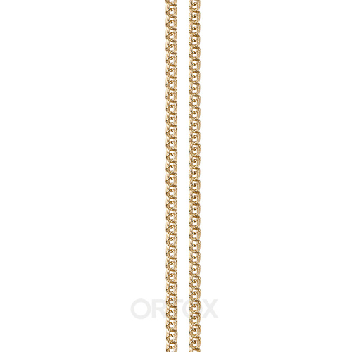 Крест наперсный латунный в позолоте с цепью, фианиты, 7,7х15 см фото 8