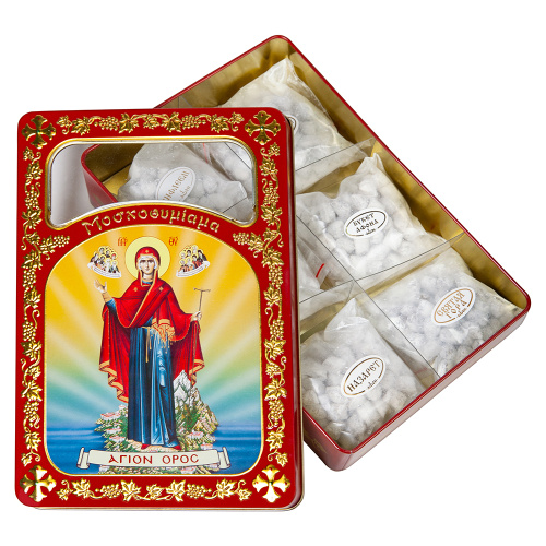 Ладан "Афонский" в подарочной упаковке, 6 шт. по 50 г, микс