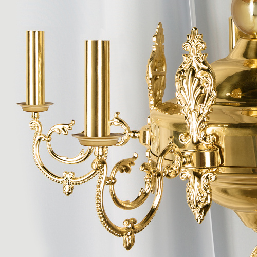 Паникадило на 5 свечей, диаметр 70 см, высота 90 см фото 8