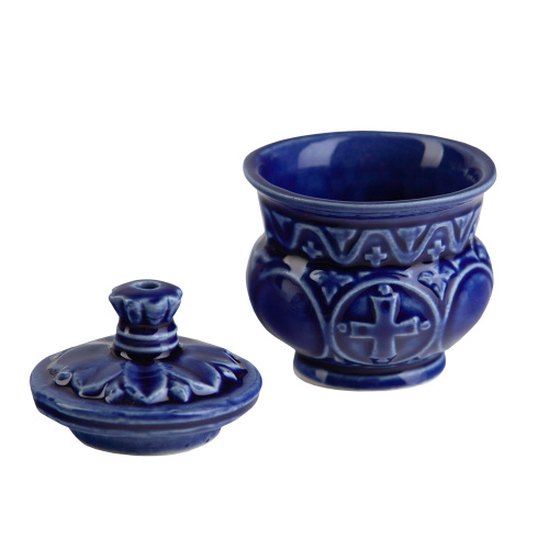 Лампада настольная керамическая "Ника", 4,5х5,5 см фото 3