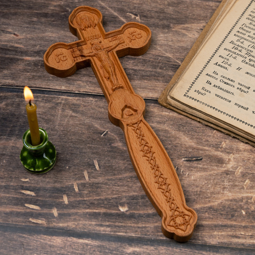 Крест постригальный деревянный, 9х22 см фото 5 Крест постригальный деревянный, 9х22 см фото 5