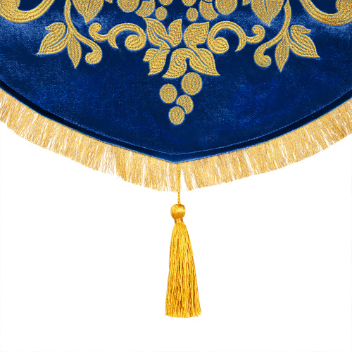 Хоругви малые вышитые голубые, 45х65 см фото 6