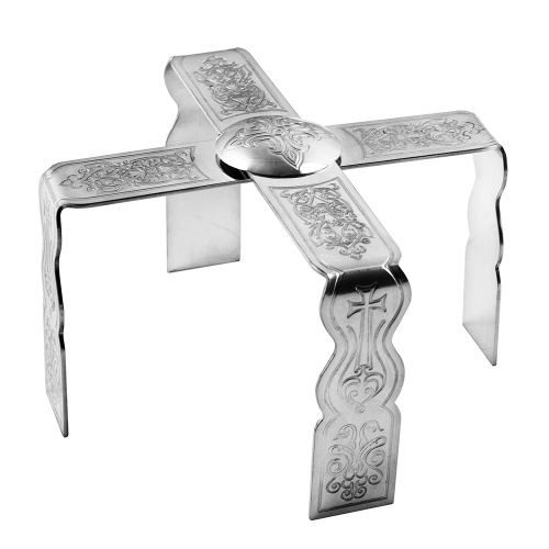 Евхаристический набор из 7 предметов на 0,25 л, ювелирный сплав, серебрение фото 6