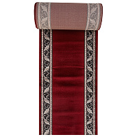 Ковровая дорожка красная, полипропилен, 2,3х1 м, У 49-0028