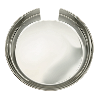 Тарель латунная для просфор, серебрение, 21 см